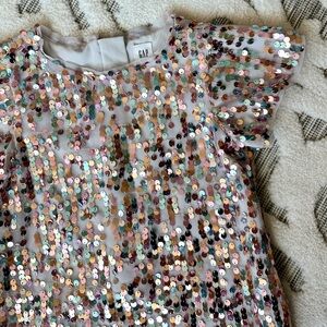 Gap Kids Sequin Dress: Multi Color, XS (4-5)